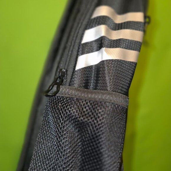 Adidas Classic Backpack Black w/ Neon Green Interior | New No Tags - Picture 5 of 11